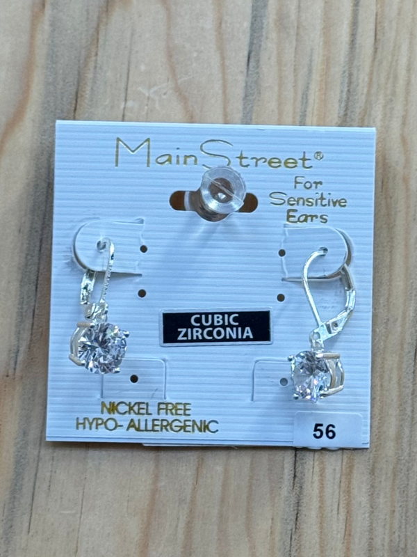 Main Street Earrings #56 Oval Charm – Denims Diamonds Boutique