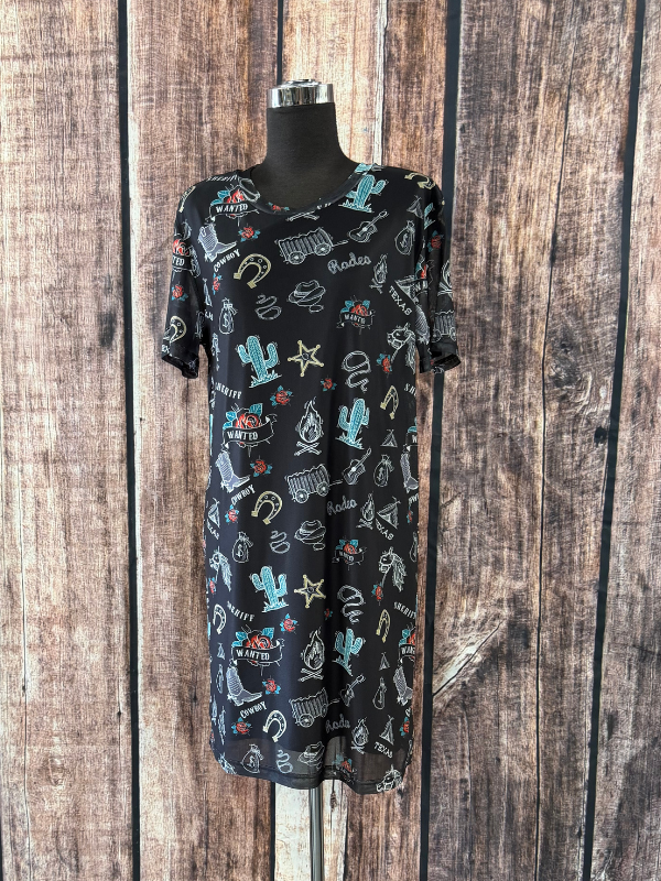 Merigold Kiss Texas Rodeo Short Sleeve Mesh Dress – Denims & Diamonds  Boutique