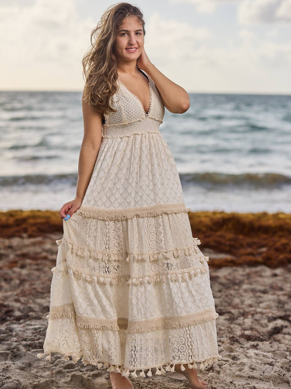 Ranee's - Ivory Lace Dress Denims & Diamonds Boutique Ranee's - Ivory Lace Dress Denims & Diamonds Boutique