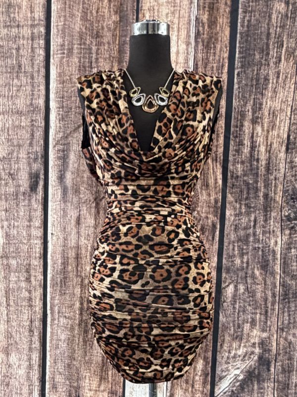 Cheetah Short Dress