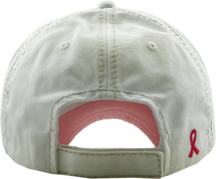 This Is My Fight Hat Pink Ribbon Baseball Cap Pink