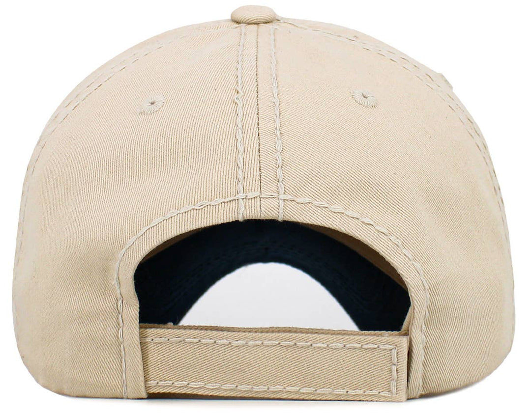 Favorite Daughter Vintage Baseball Cap White & Light Blue