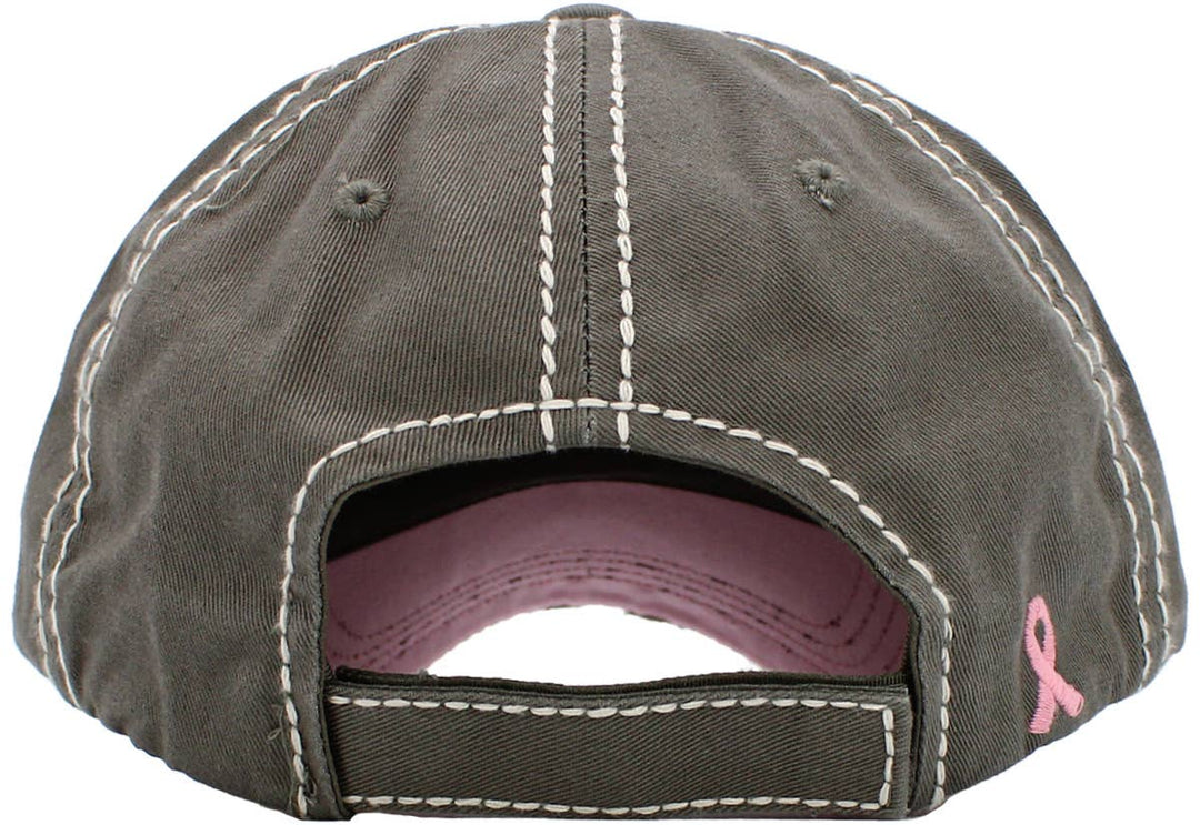 This Is My Fight Hat Pink Ribbon Baseball Cap Pink