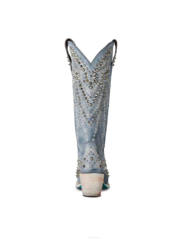 Lane Dolly Bootie - Washed Denim Tall