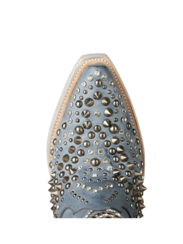 Lane Dolly Bootie - Washed Denim Tall