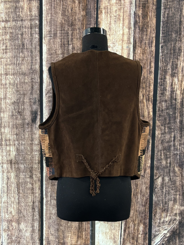 Trugillo Santa Fe Vest Chimayo Suede Vest by Diane Grambo Leather Works