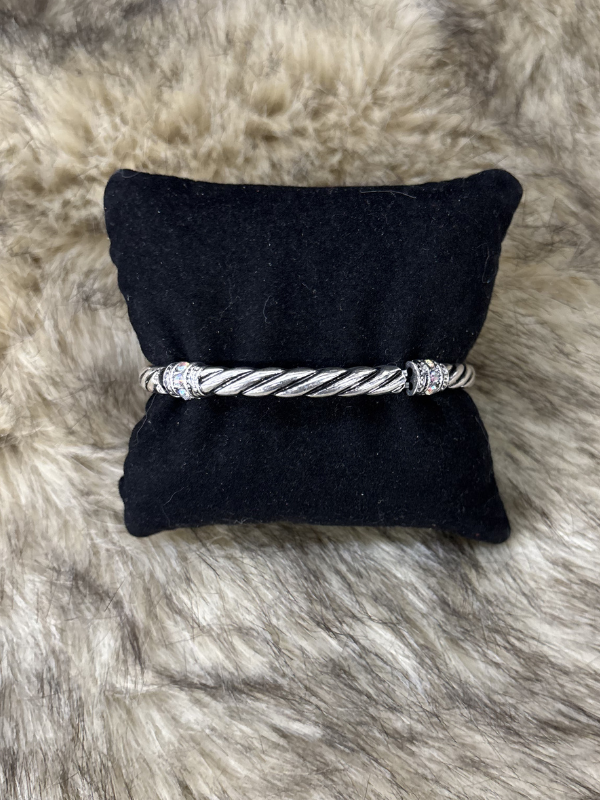 Wrapped With Single Stone Stretch Bracelet