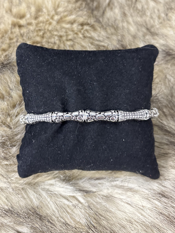 Bubbles and Checkered Stretch Bracelet