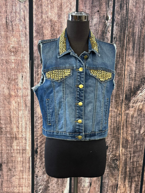 Gold Fringe Vest by CornFed Cowgirl