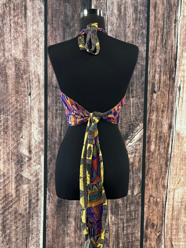 Gold, Purple, Red, Green - Reversible Crop Top by Rodeo Ready