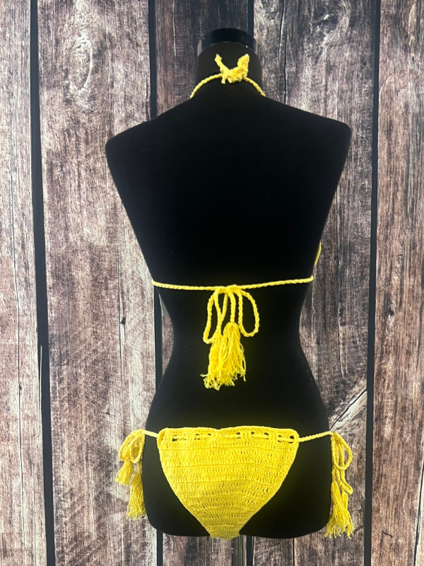 Yellow With Daisy's Bikini