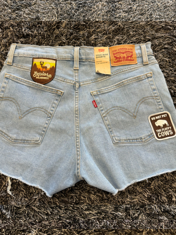 Don't Pet The Buffalo Levi Shorts by Rodeo Ready