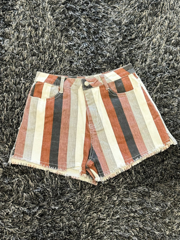 Stripe Shorts by Saints & Hearts