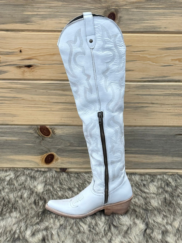 White Allyssa Liberty Black Boot