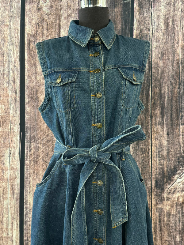 True Denim Dress By Flying Tomato