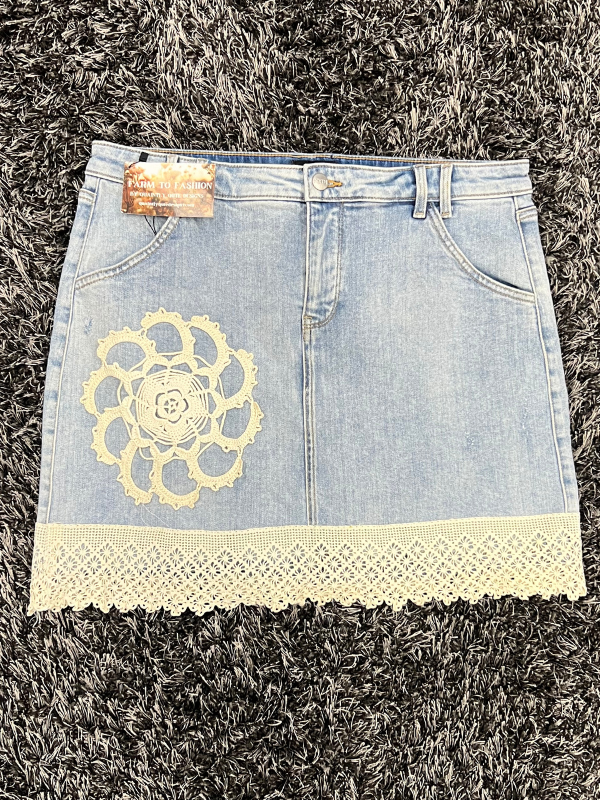 Lace Flower Skirt by Farm to Fashion by Rodeo Ready