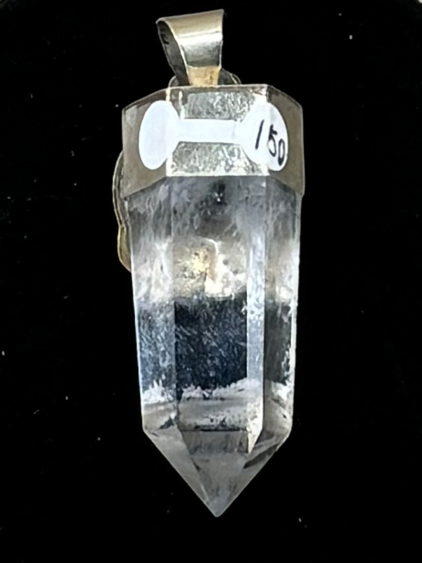 Sterling Silver Crystal With Labradine Pendant