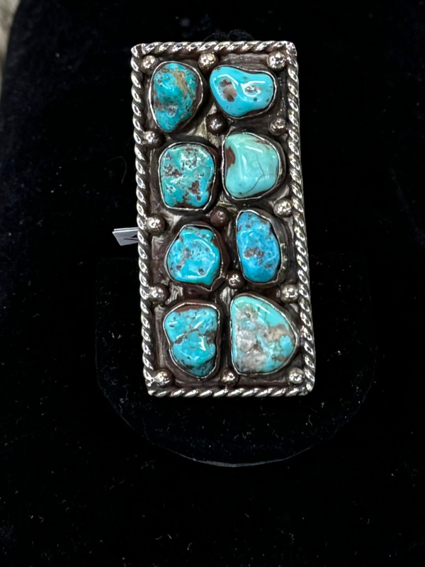 Indian Turquoise Ring Horizontal