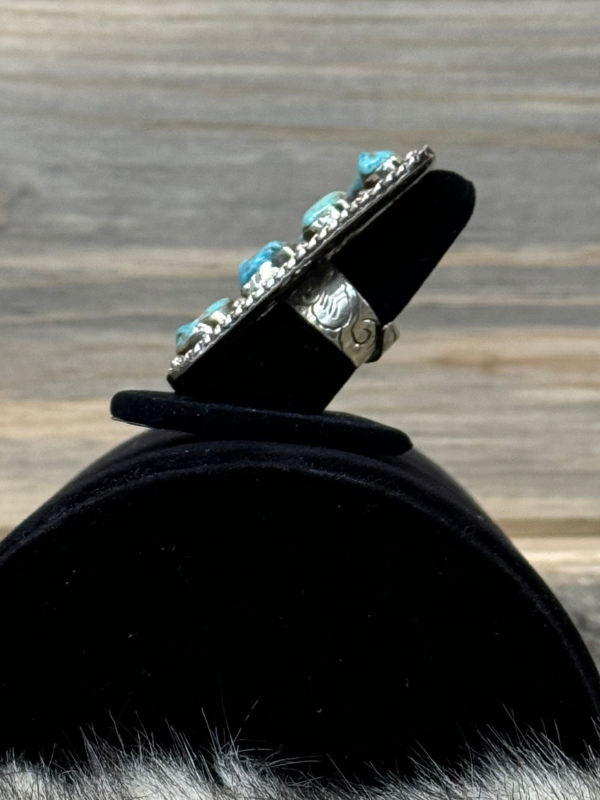 Indian Turquoise Ring Horizontal