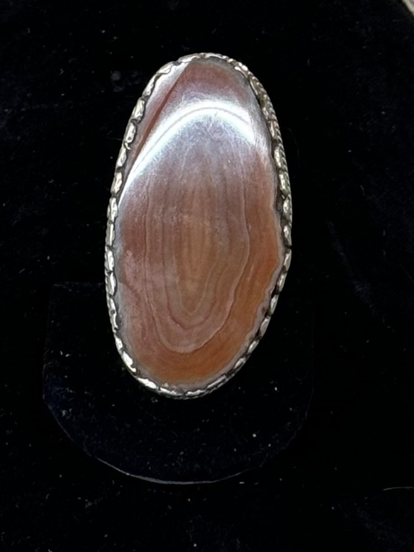 Sterling Silver Agate Ring