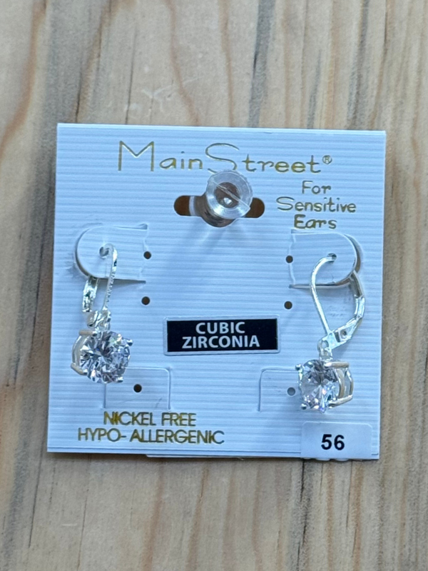 Main Street Earrings #56 Oval Charm