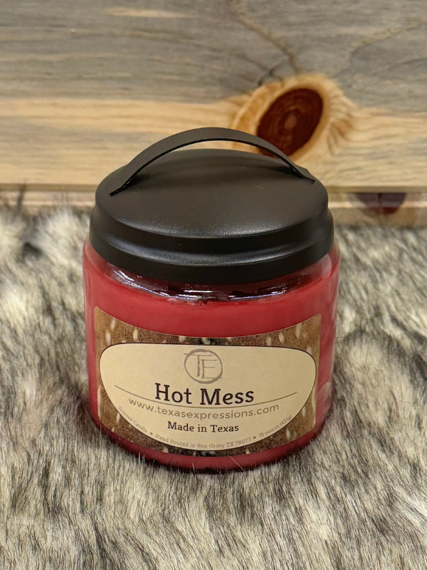 Hot Mess Candle By Texas Expressions
