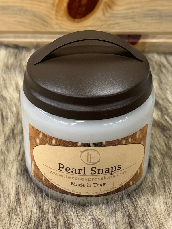 Pearl Snaps Candle By Texas Expressions