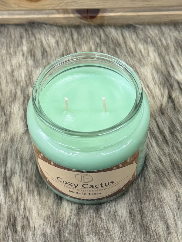 Cozy Cactus Candle By Texas Expressions