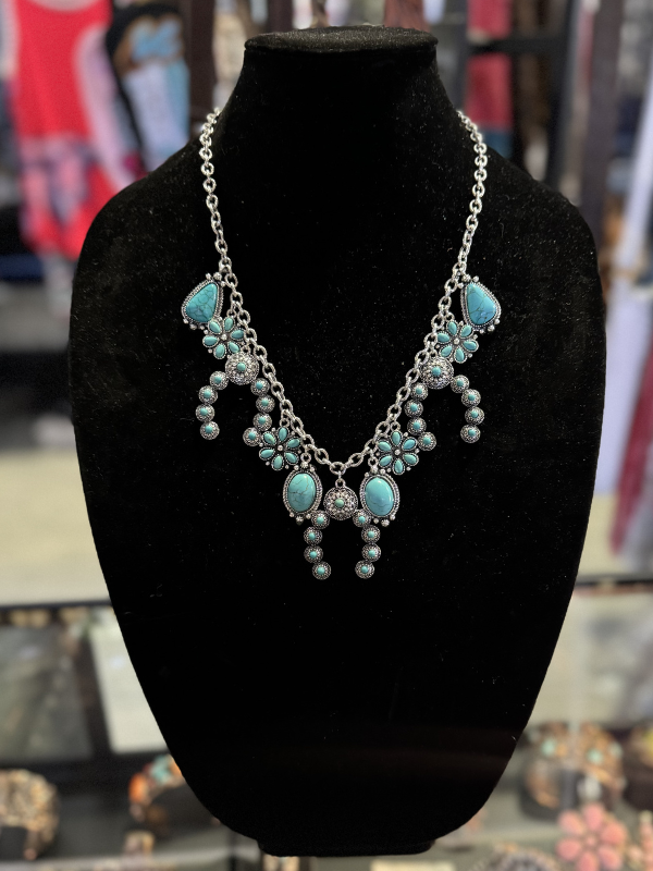 Turquoise Charm Necklace