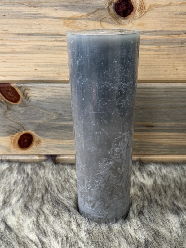 Large & Tall Grey Candle