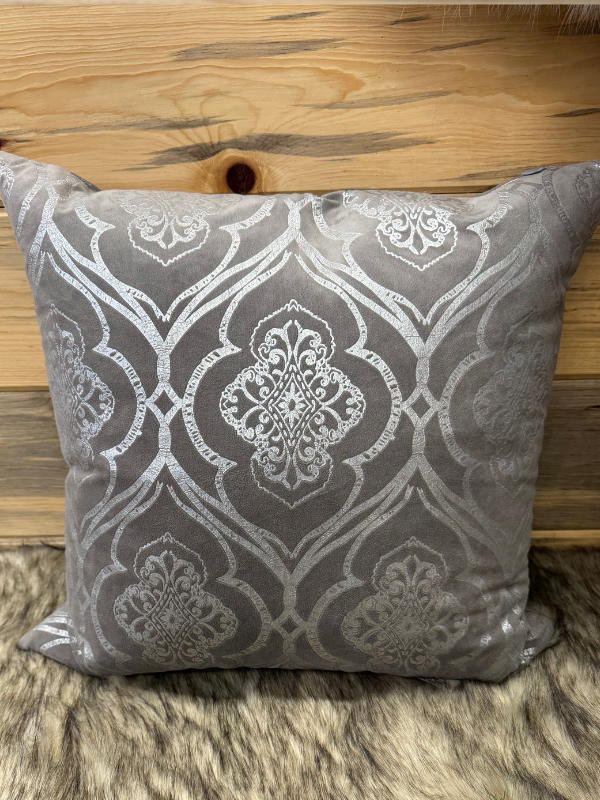 Silver Pattern Pillow