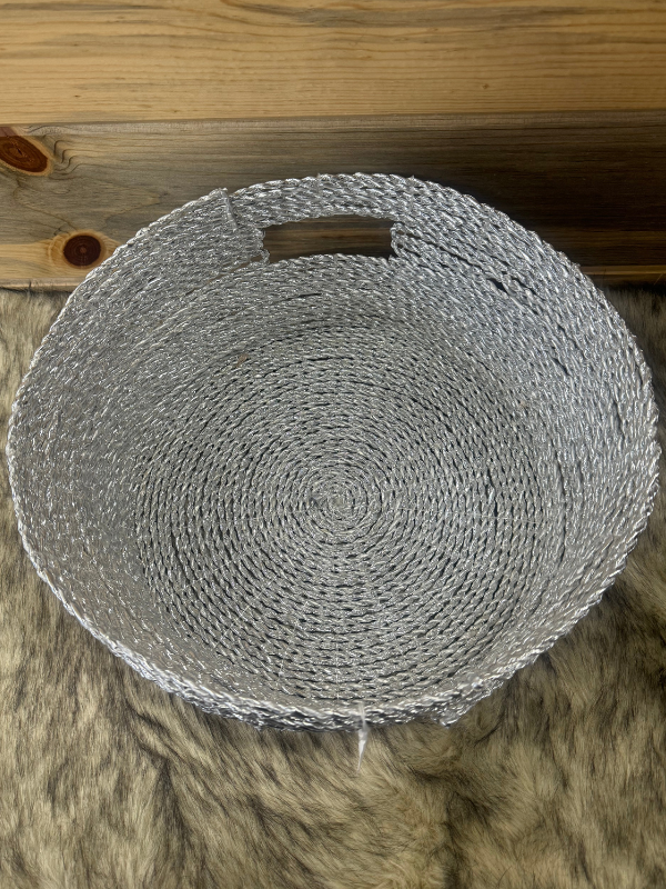 Silver Wicker Basket (M)