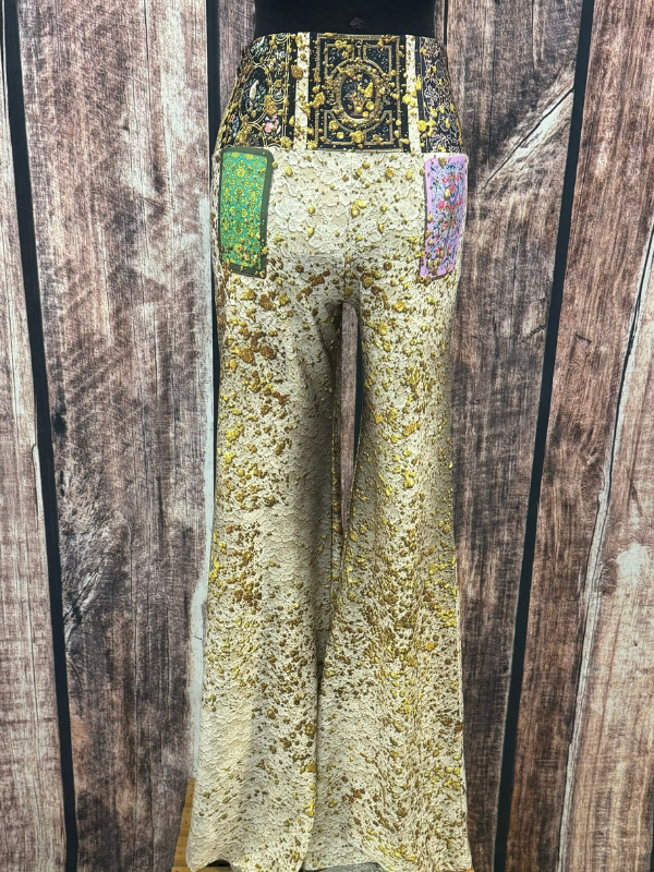 Patchwork Stretch Pants