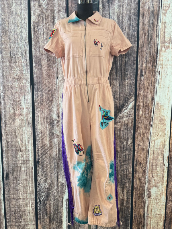 Hummingbird Pink Overalls