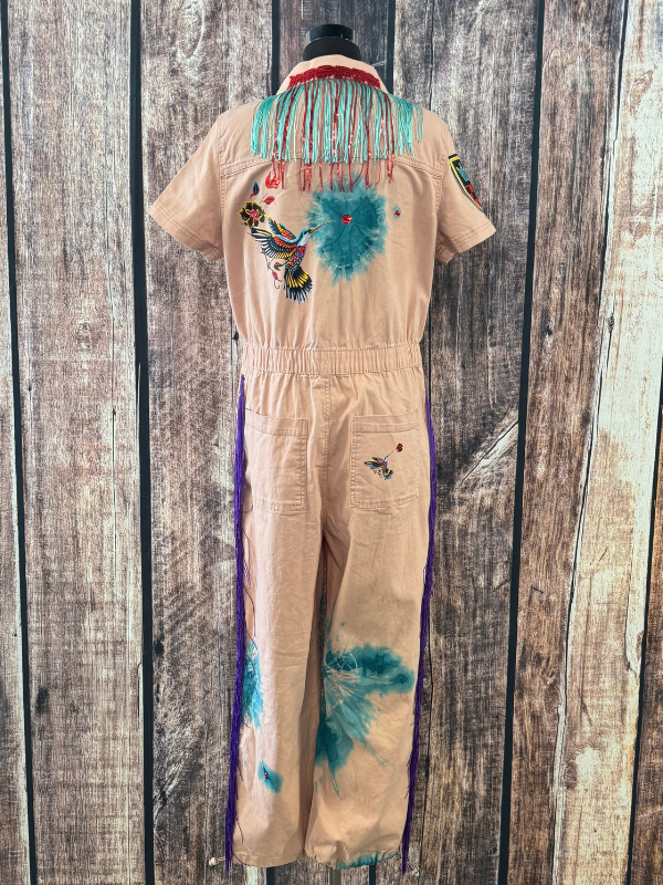 Hummingbird Pink Overalls