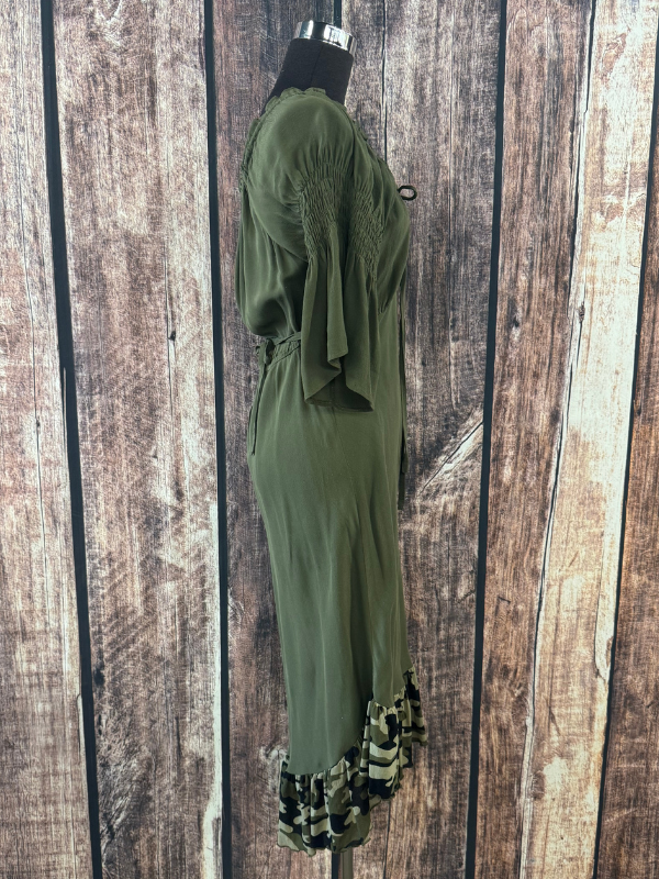 Green Camo Dress By Marrika Nakk