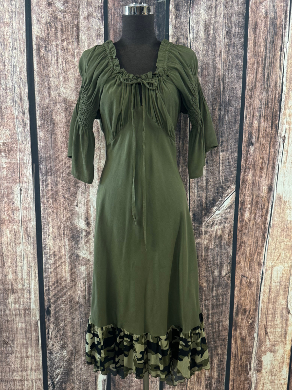 Green Camo Dress By Marrika Nakk