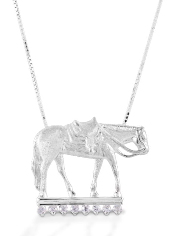 Kelly Herd Large Western Pleasure Horse - Sterling Silver