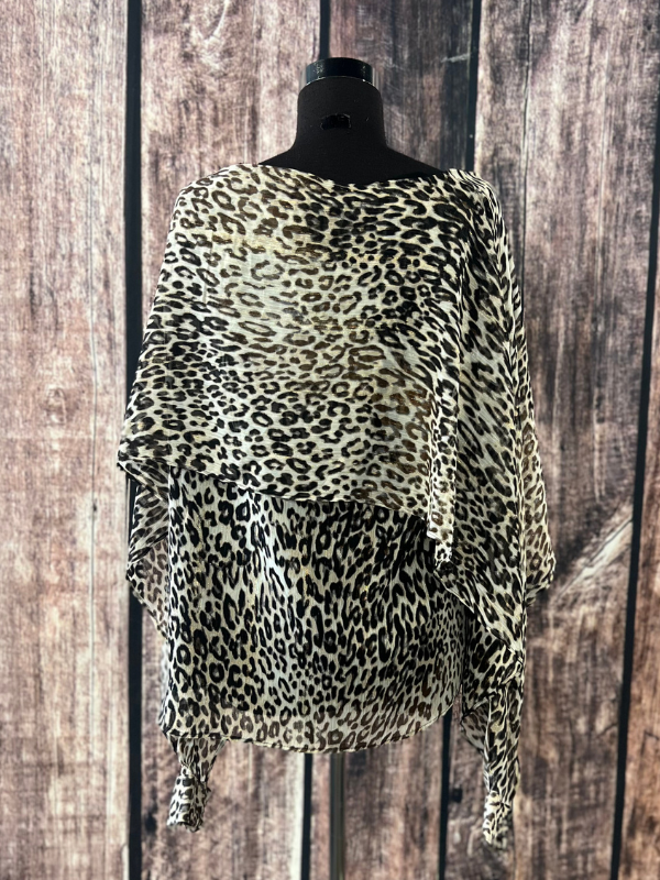 DKNY Cheetah Print Top