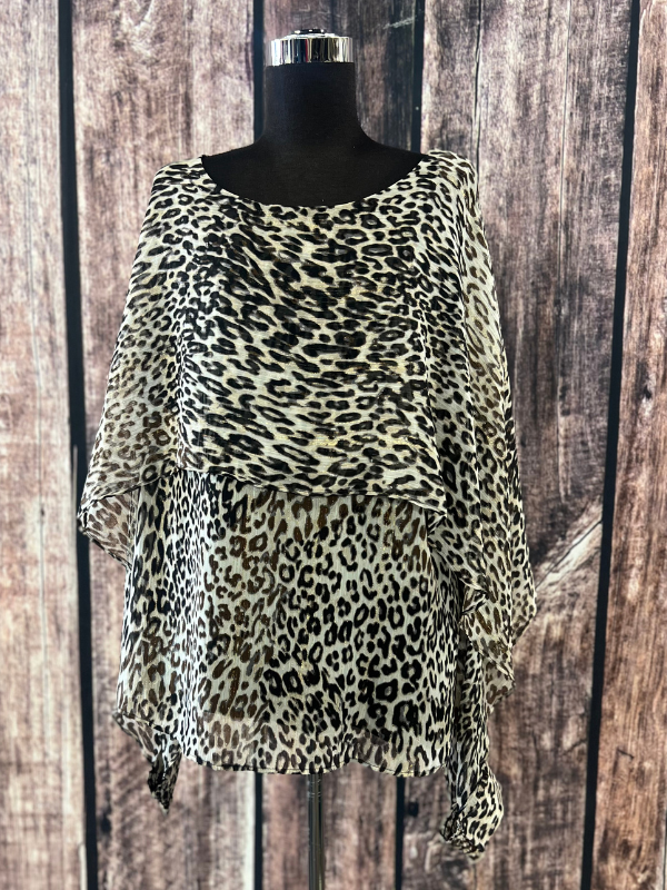 DKNY Cheetah Print Top