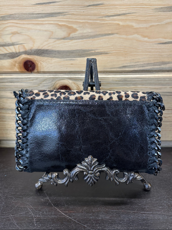 Small Print Cheetah Hide Crossbody Purse by German Fuentes