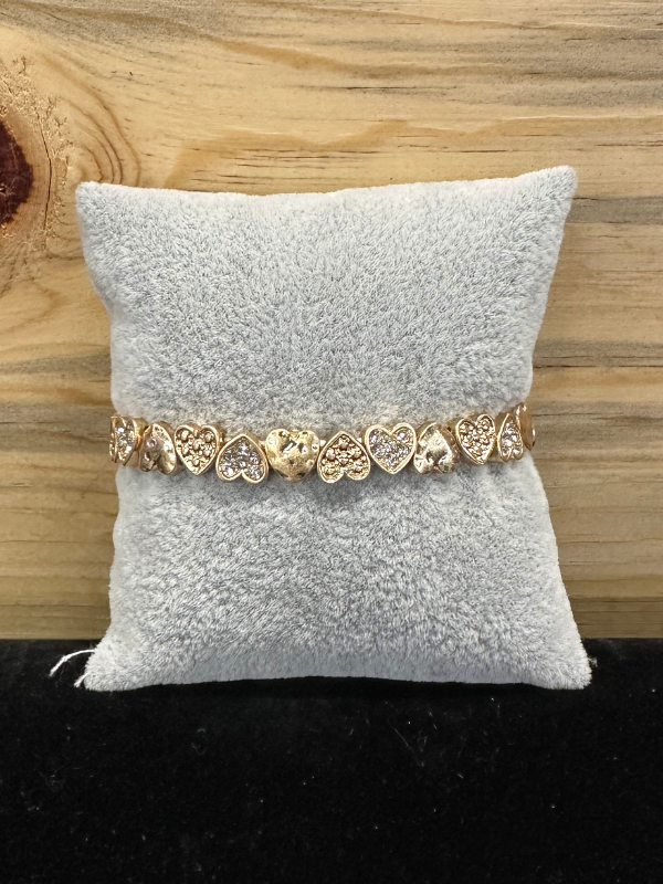 Gold Heart Bracelet