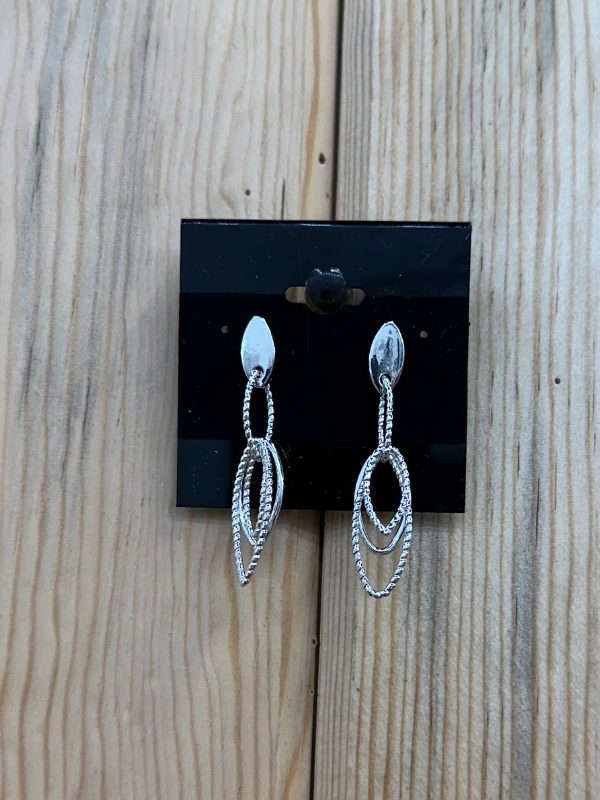 Silver Charm Earrings