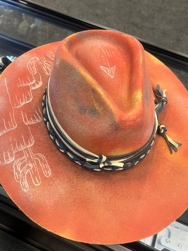 Orange AZ Setting Fedora By Rodeo Ready