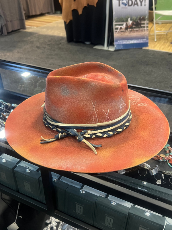 Orange AZ Setting Fedora By Rodeo Ready