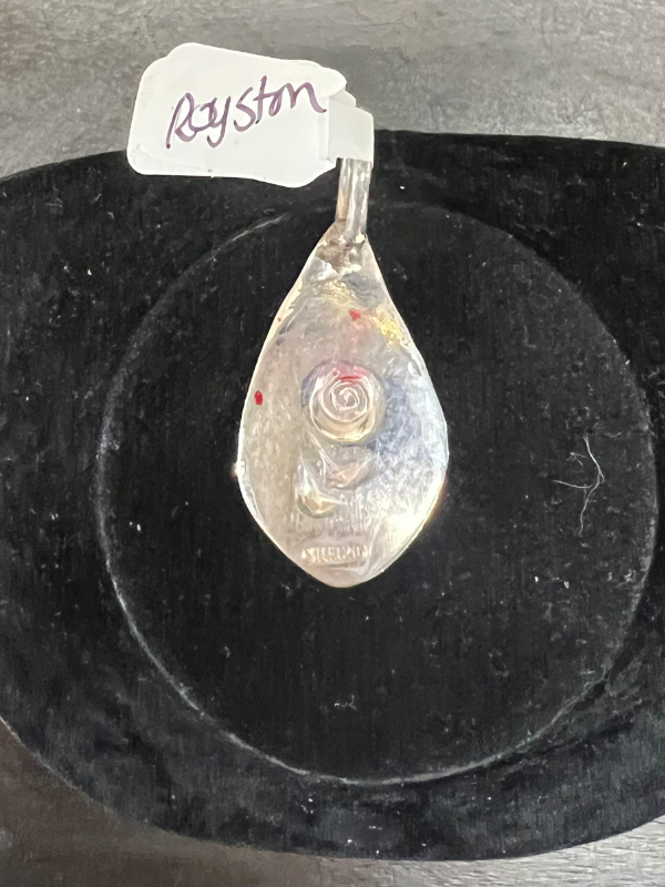 Rayston Turquoise Pendant Set In Sterling Silver