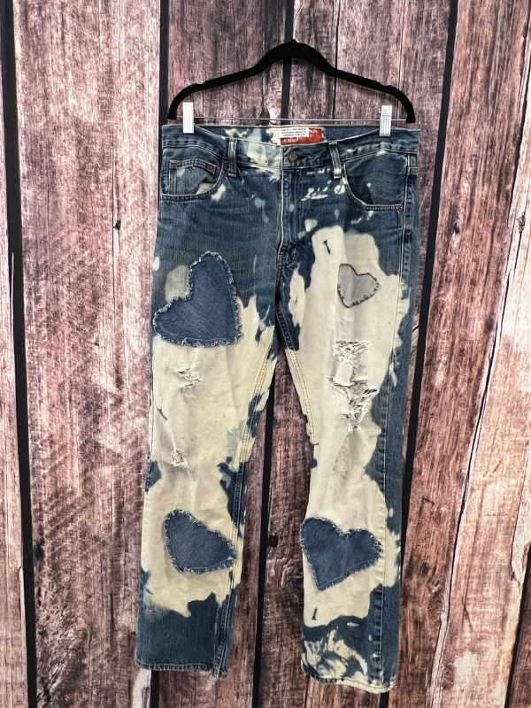 Bleached Heart Pant By Marti Rae #203