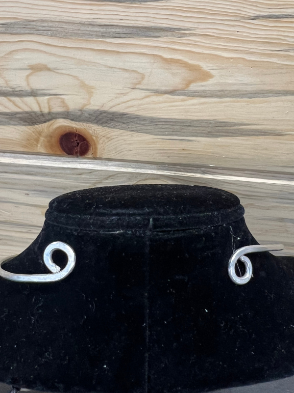 Custom Kingman and Mother of Pearl Heart Choker Sterling Silver Necklace