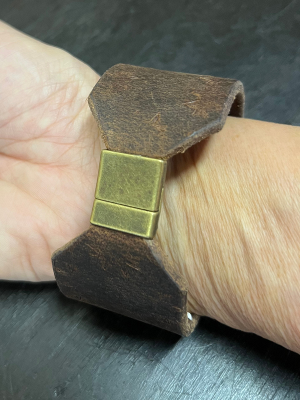 12 Gauge Brown Bracelet