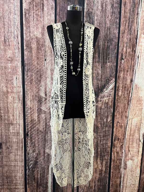 Tan Lace Duster